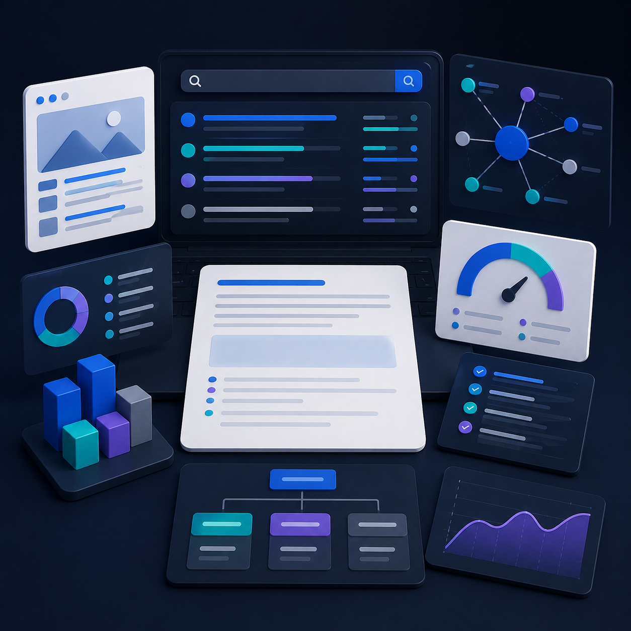 Frase Alternatives: Best AI SEO Tools for Content Teams workflow illustration