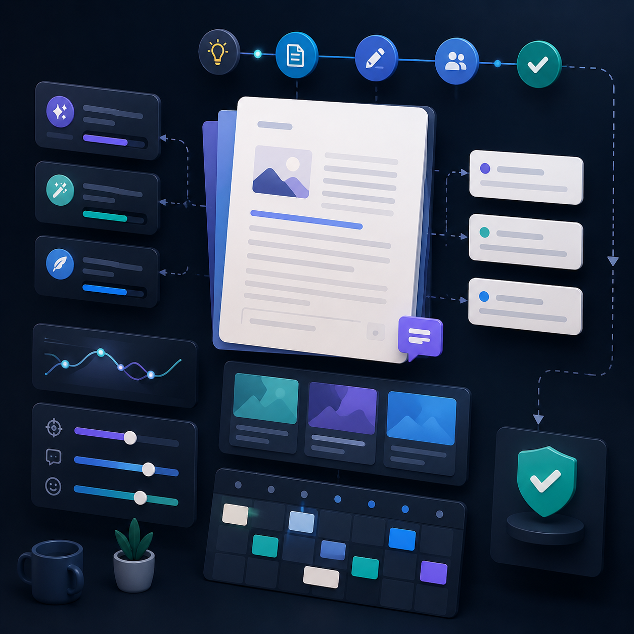 Writesonic Alternatives: Best AI Writing Tools to Compare workflow illustration